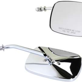 Rectangle Mirrors - Short - Chrome