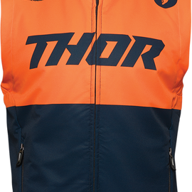 Warmup Vest - Midnight/Orange - Small
