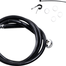 2" Brake Line - Front - Black Vinyl - 04-10 XL69223