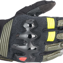 Halo Gloves - Black/Yellow - 2XL