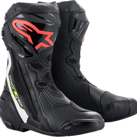 Supertech Boots - Black/Red - US 6 EU 39