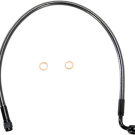 Brake Line - Front - Black Pearl - 90° 10 mm - 21"